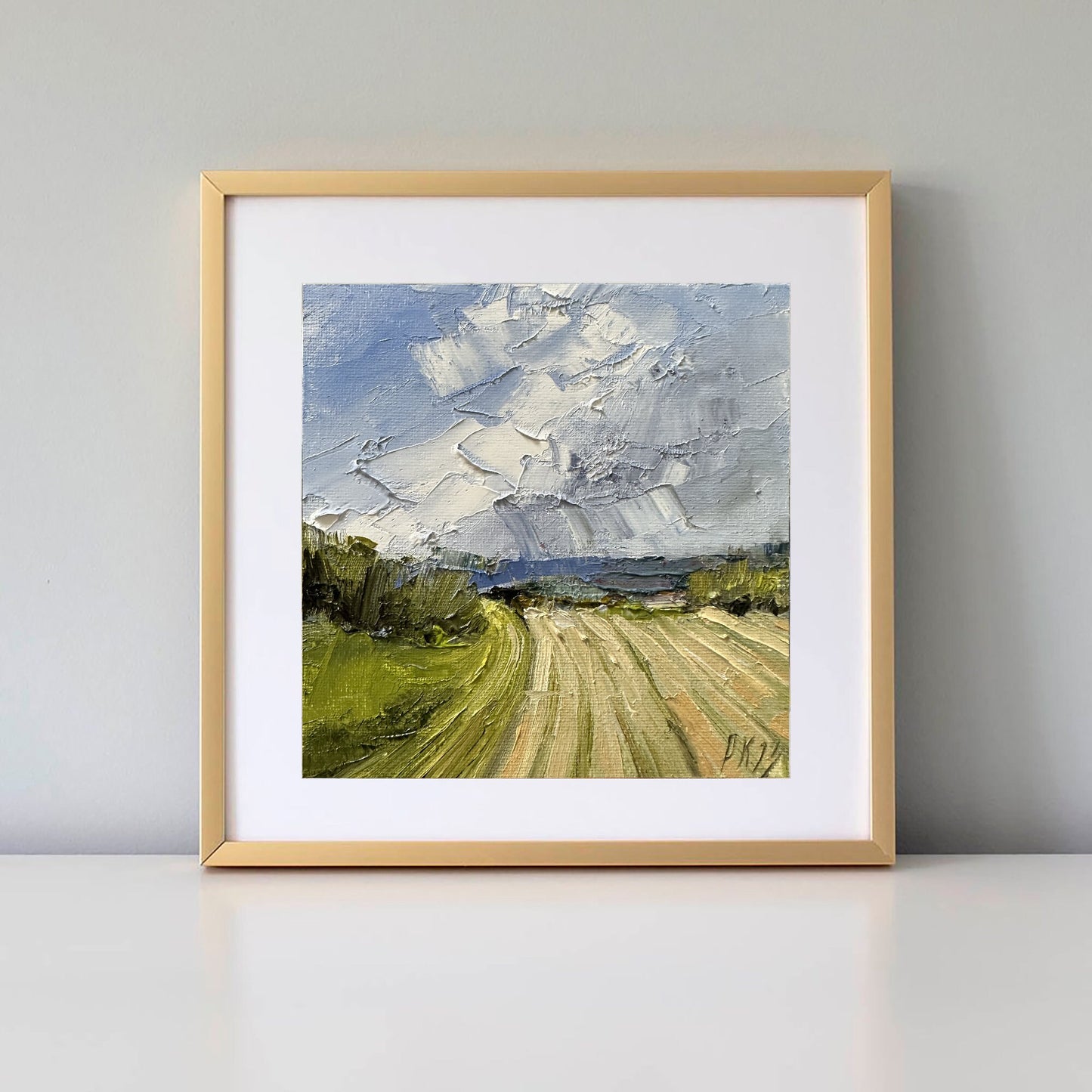 Farmland Oil Painting
