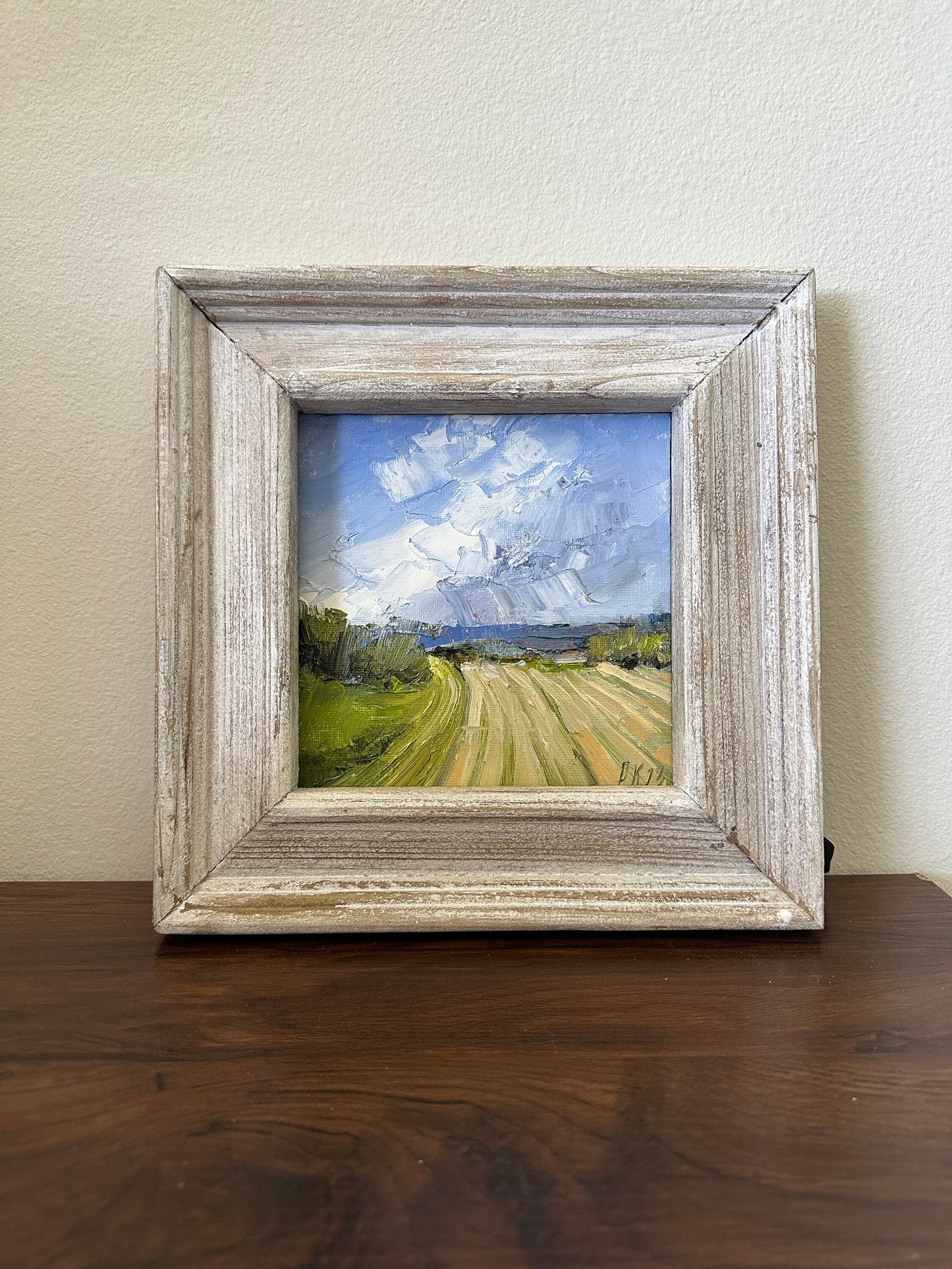 Farmland Oil Painting