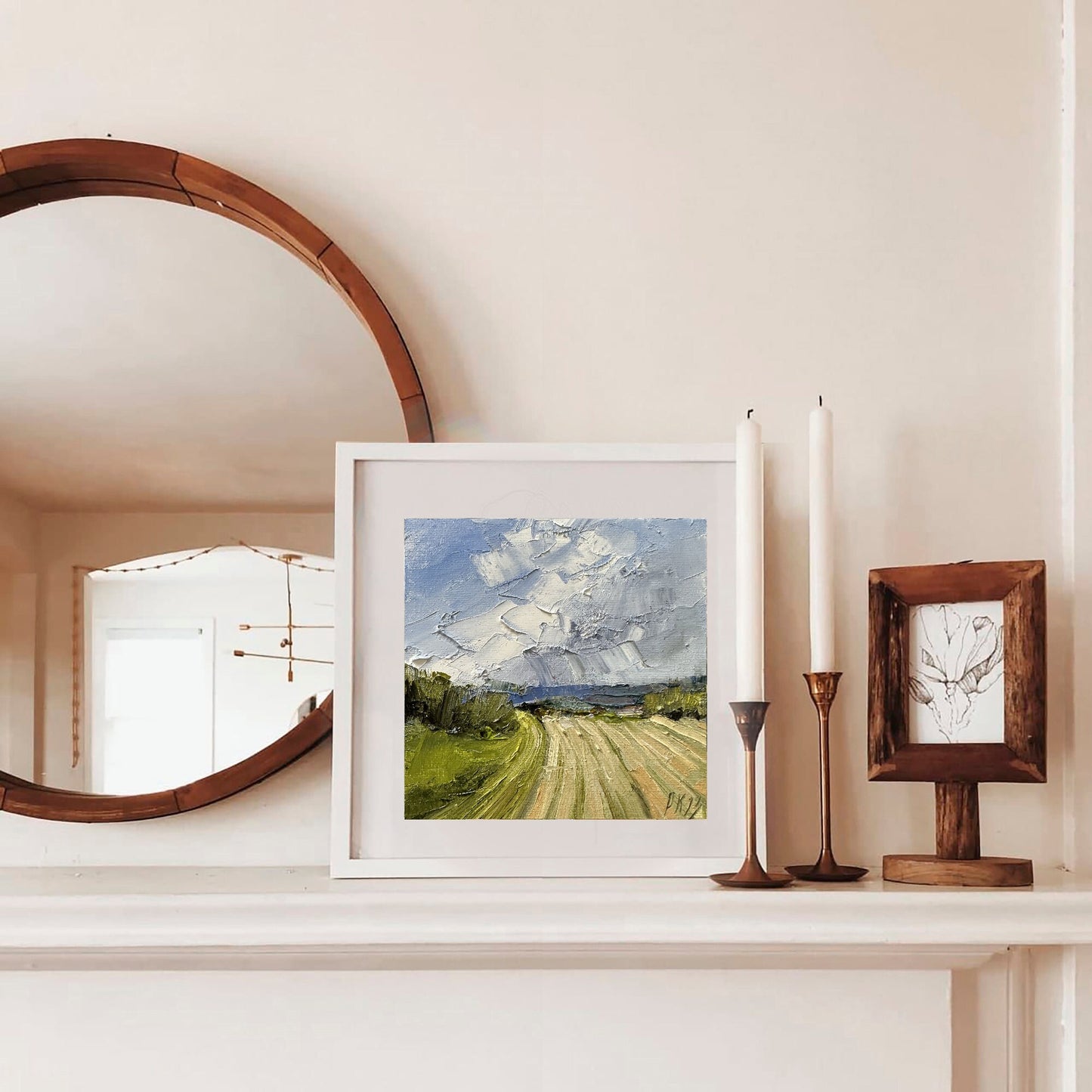 Farmland Oil Painting