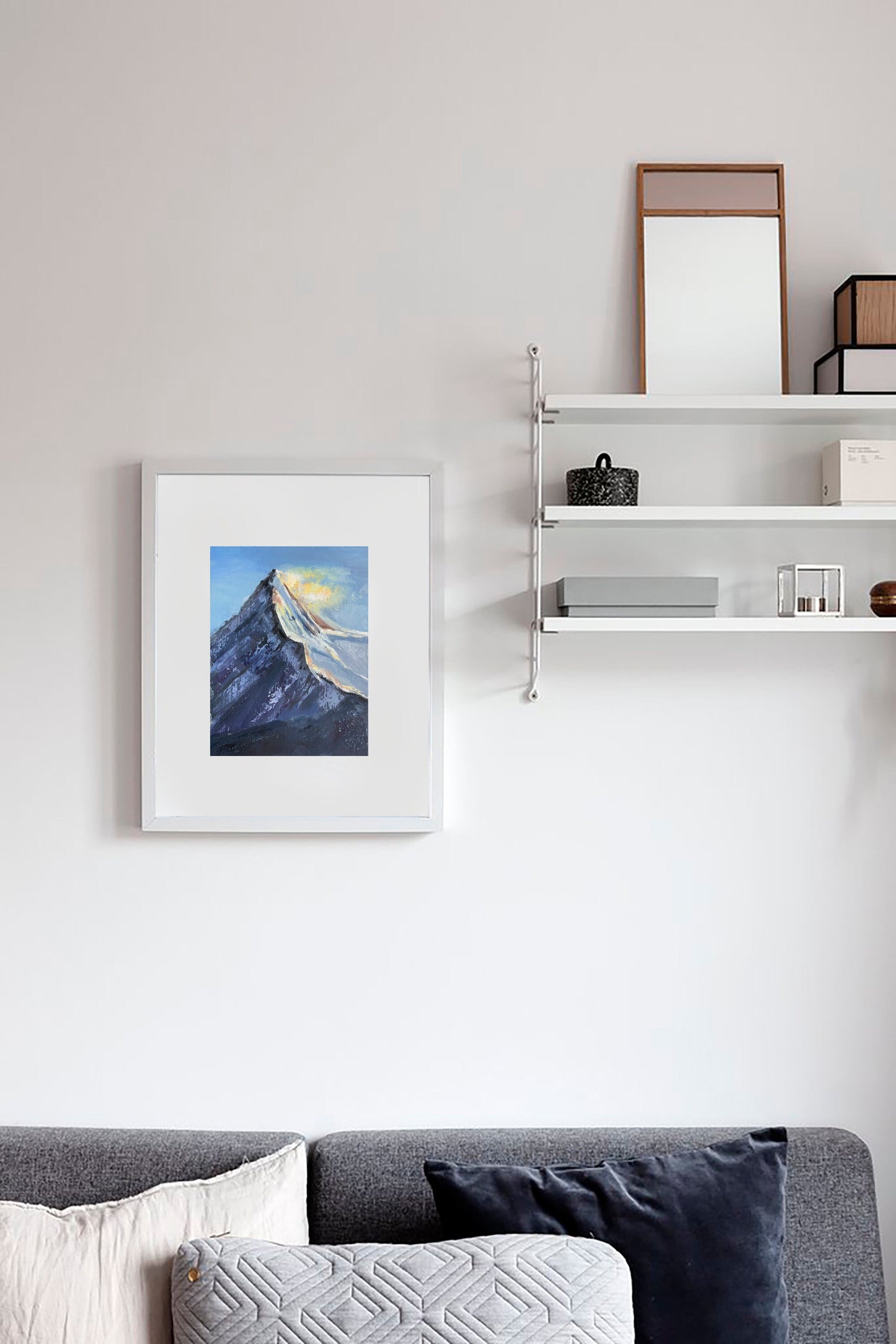Mountain Oil Painting
