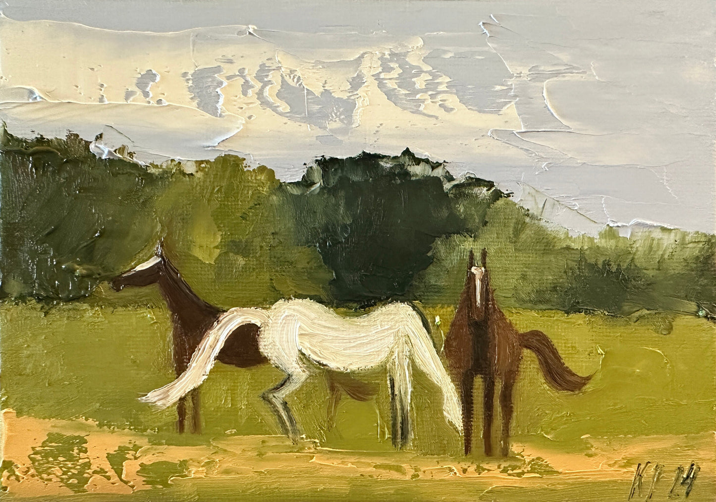 Horse Oil Painting