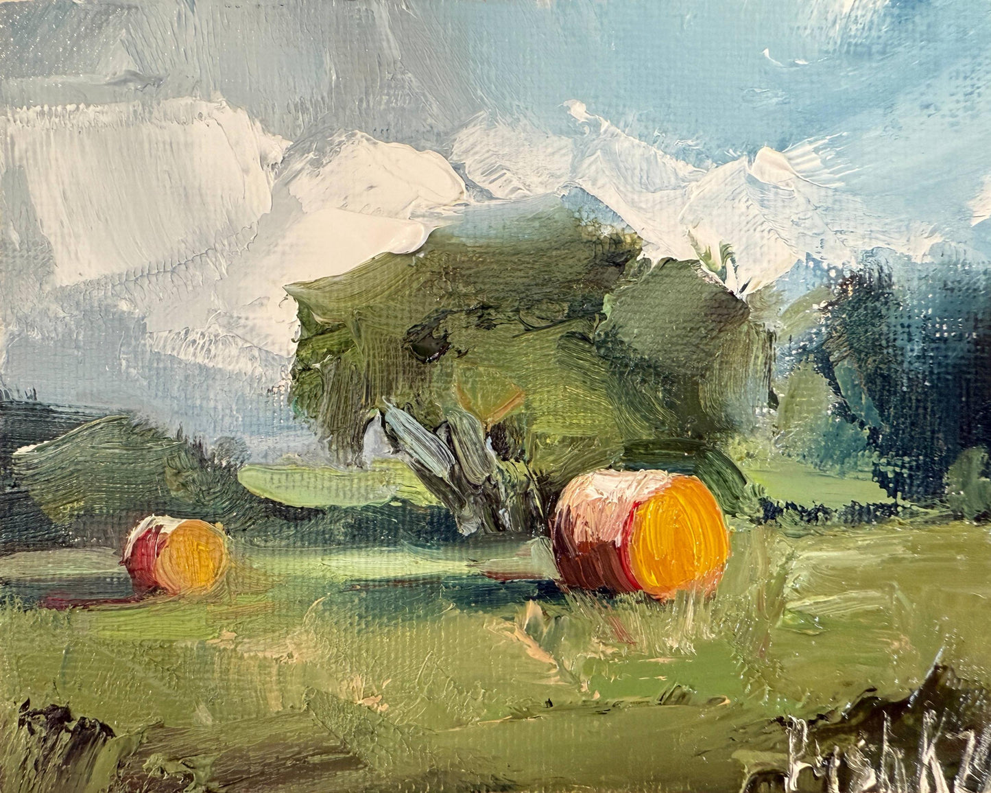 Countryside Mini Oil Painting