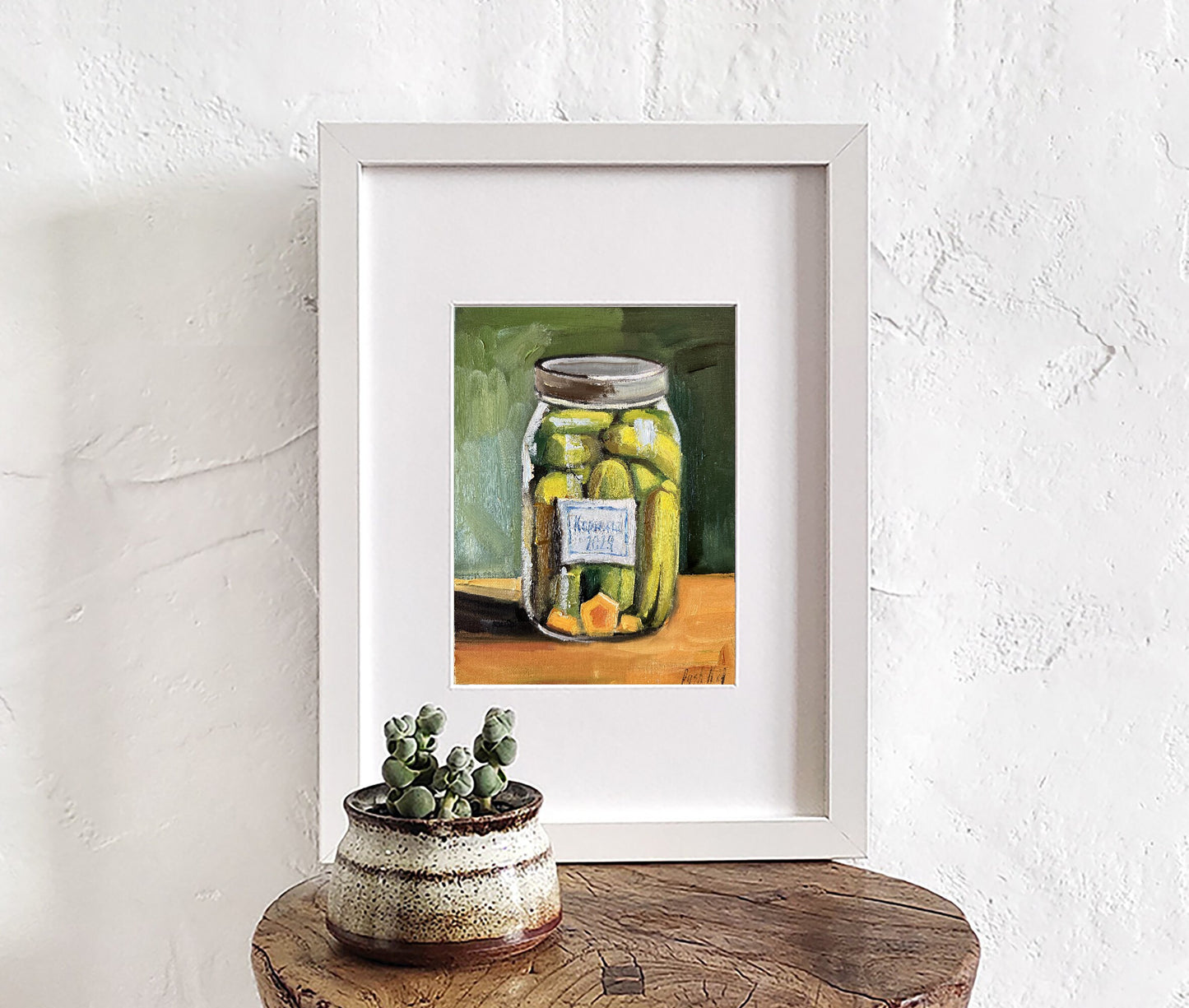 Pickles Oil Painting