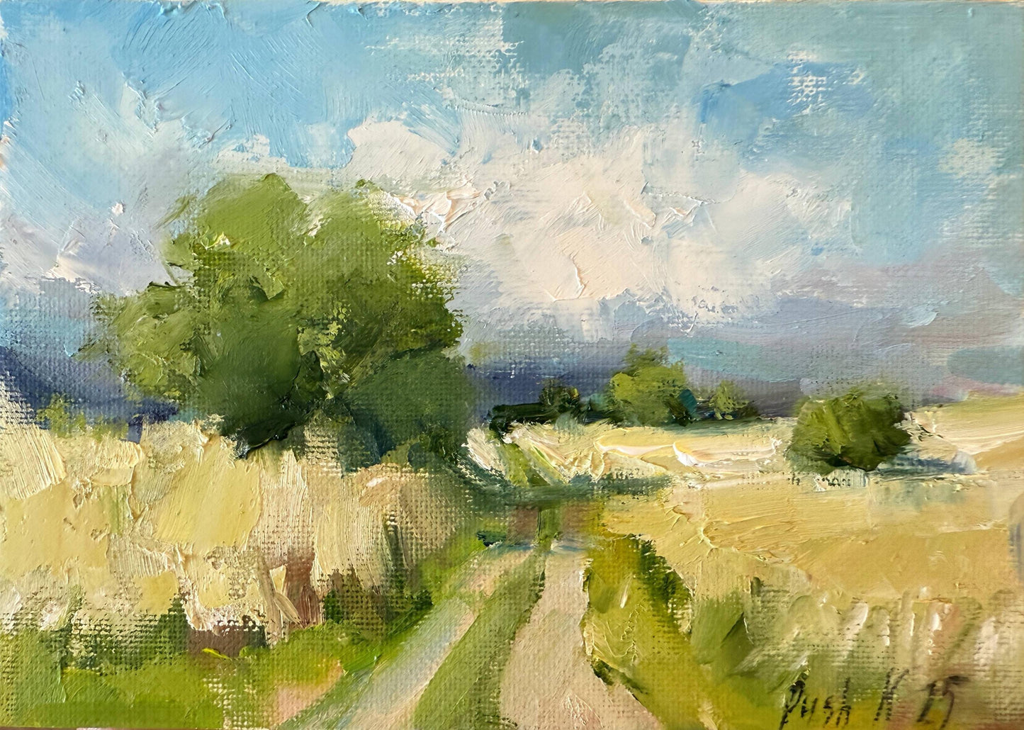 Field Oil Painting
