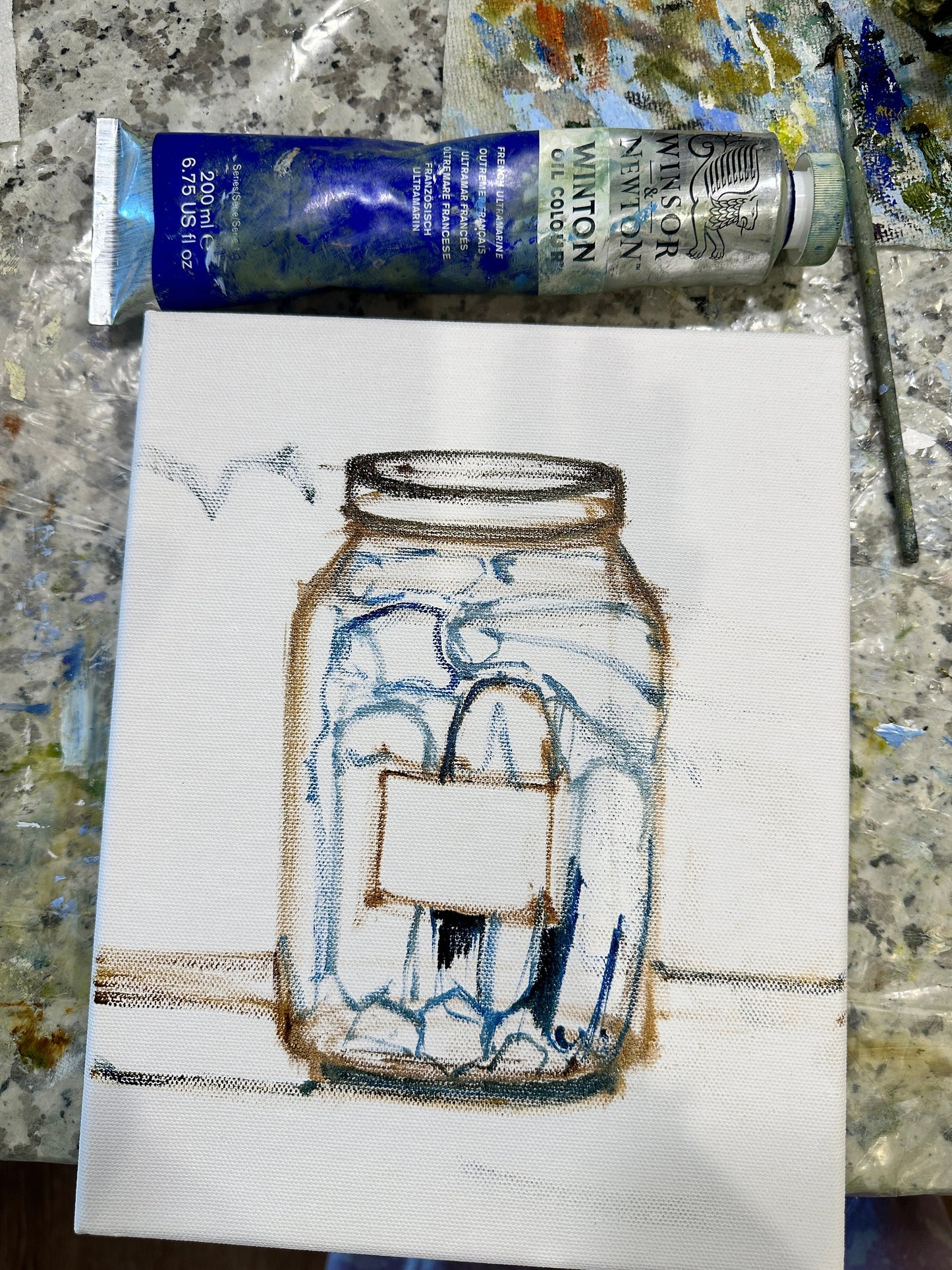 Pickles Oil Painting