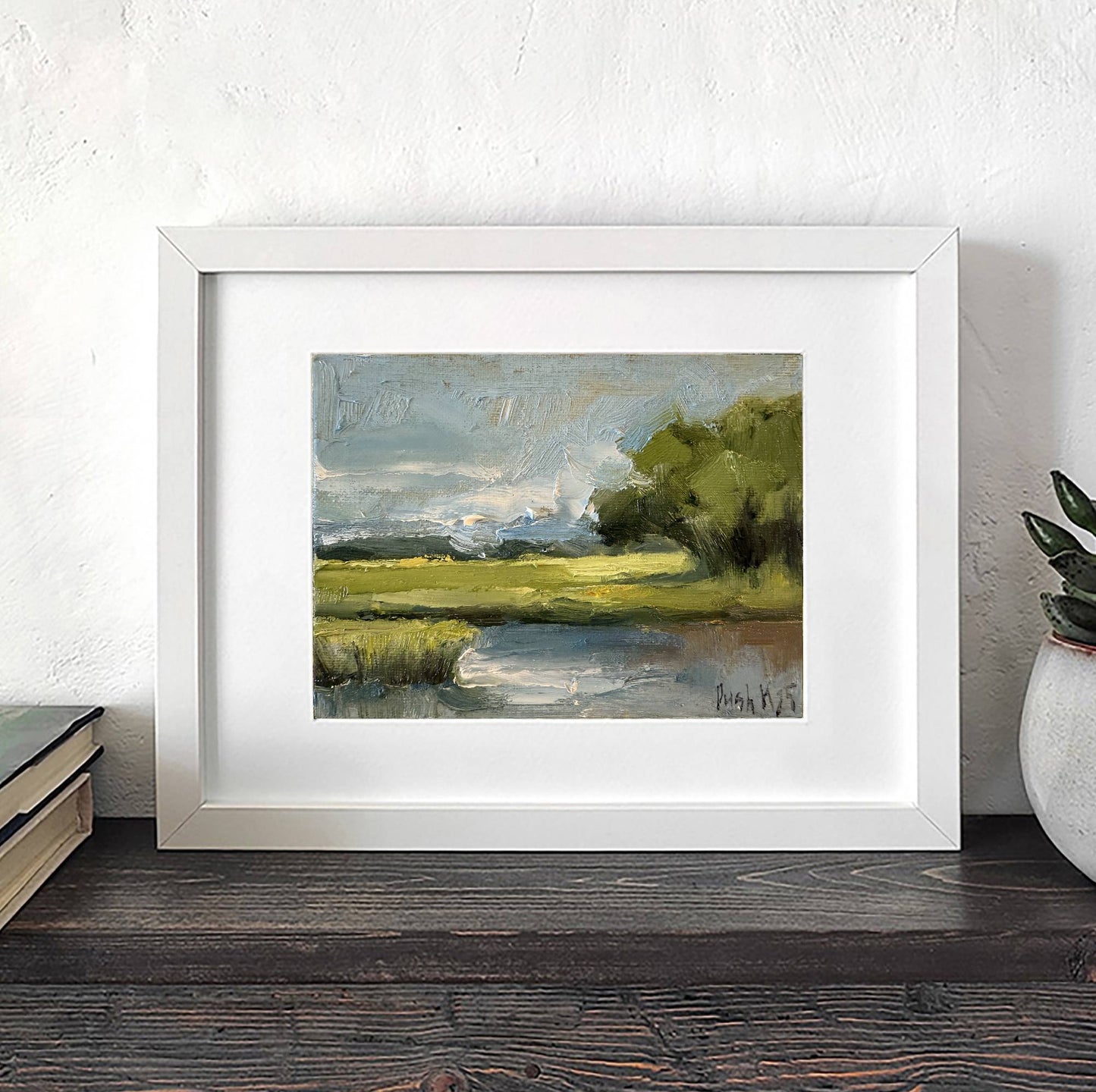 Salt Marsh Painting