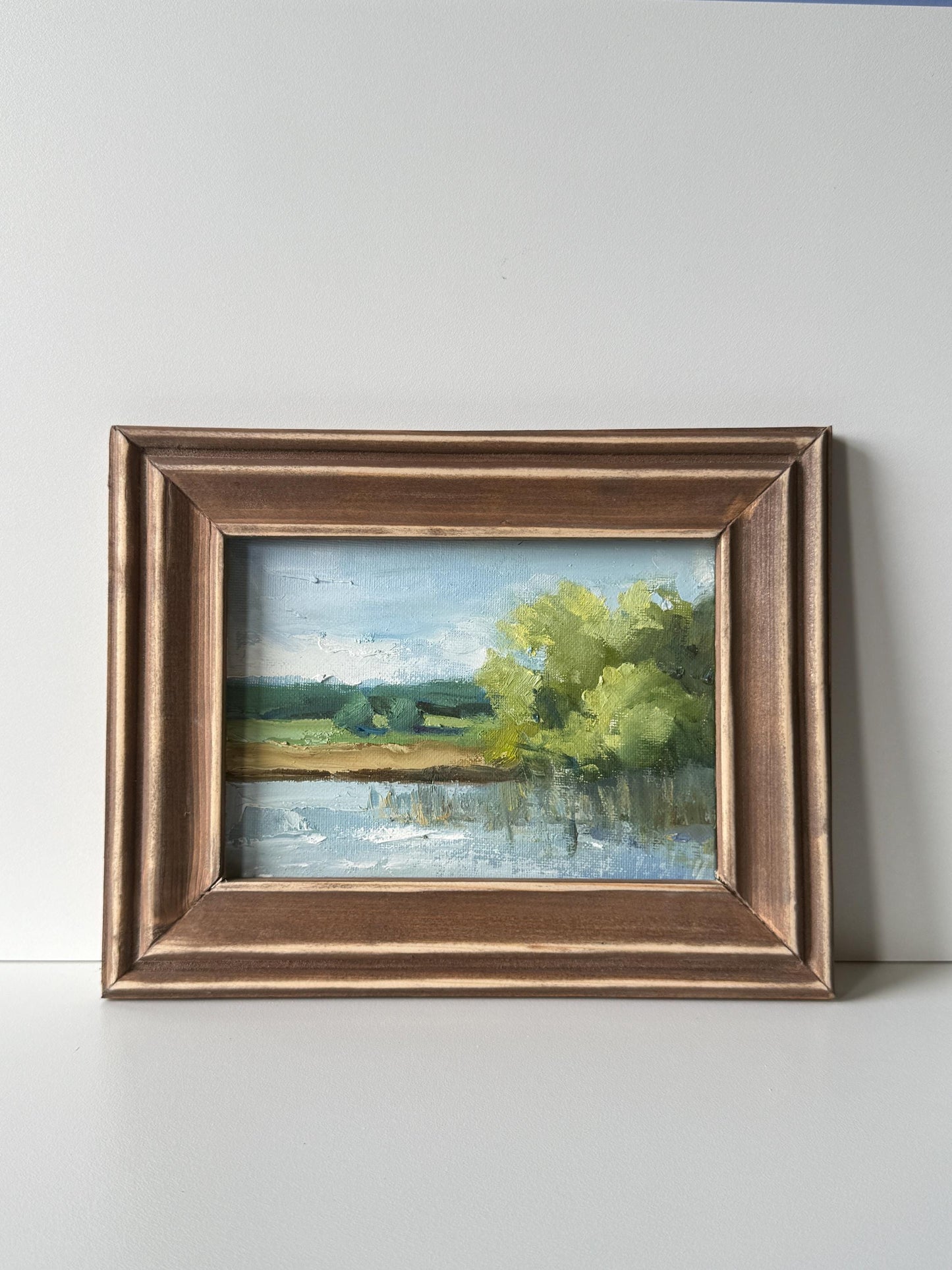 Lake Oil Painting