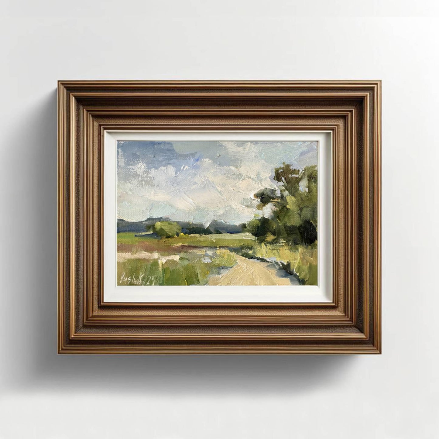 Fall Miniature Oil Painting