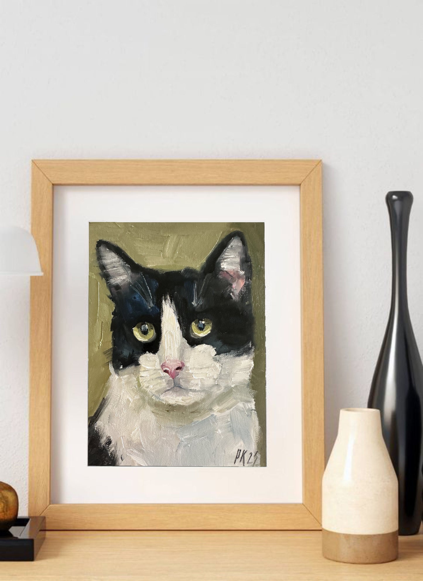 Cat Oil Painting