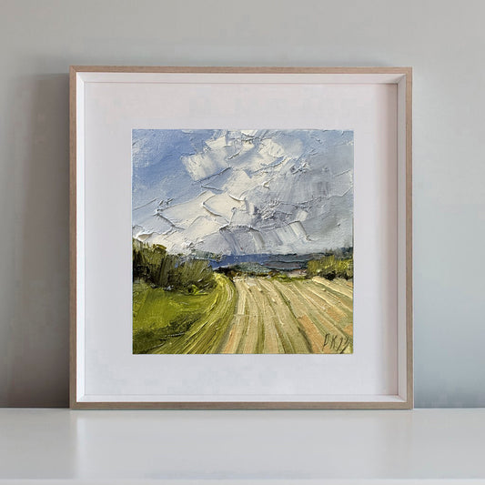 Farmland Oil Painting