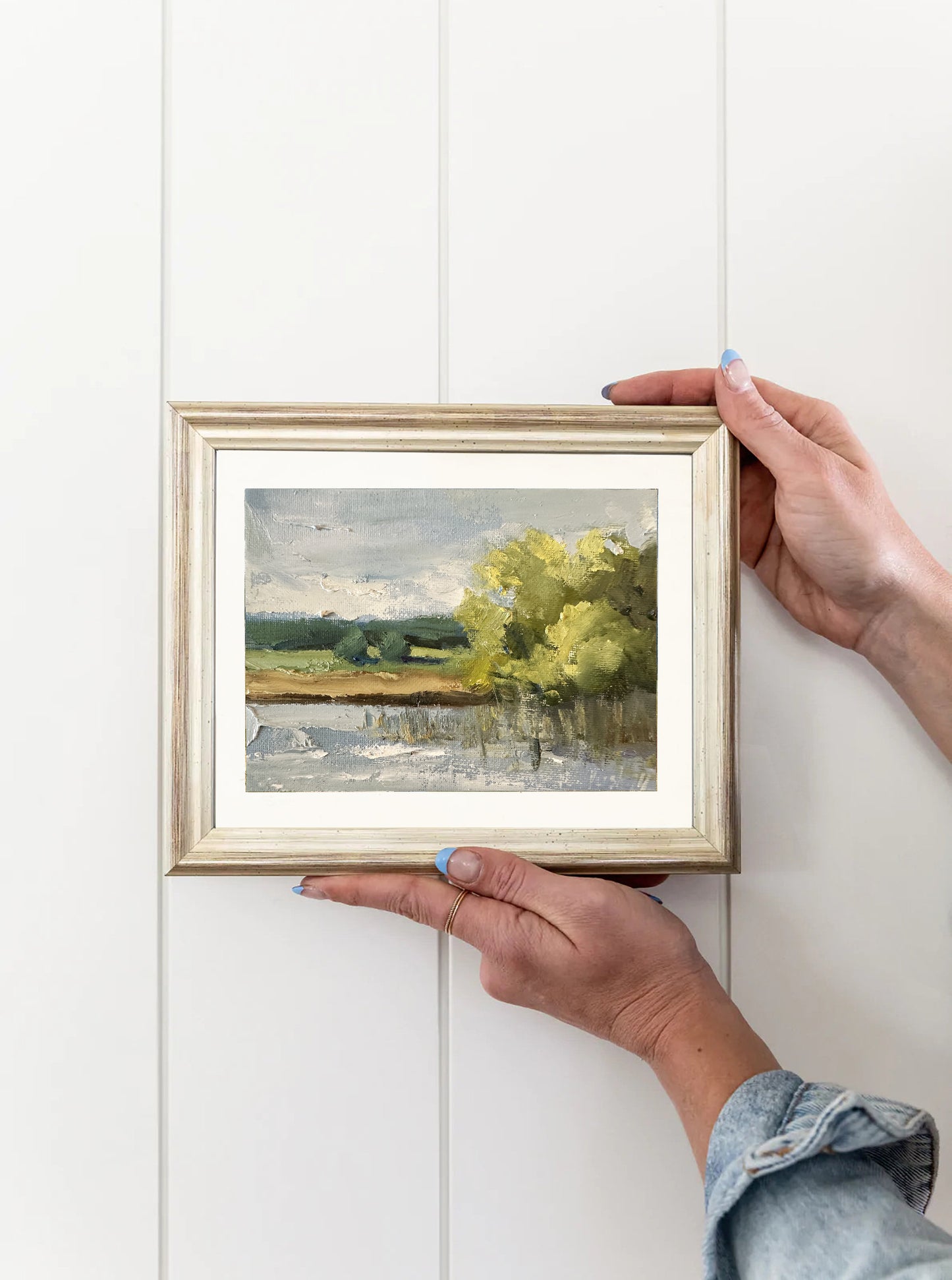 Lake Oil Painting