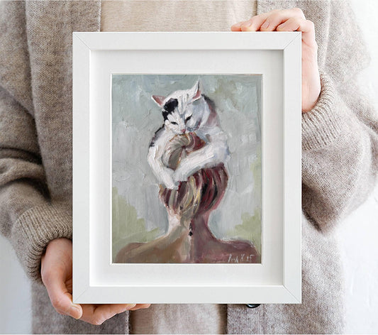 Funny Cat Portrait