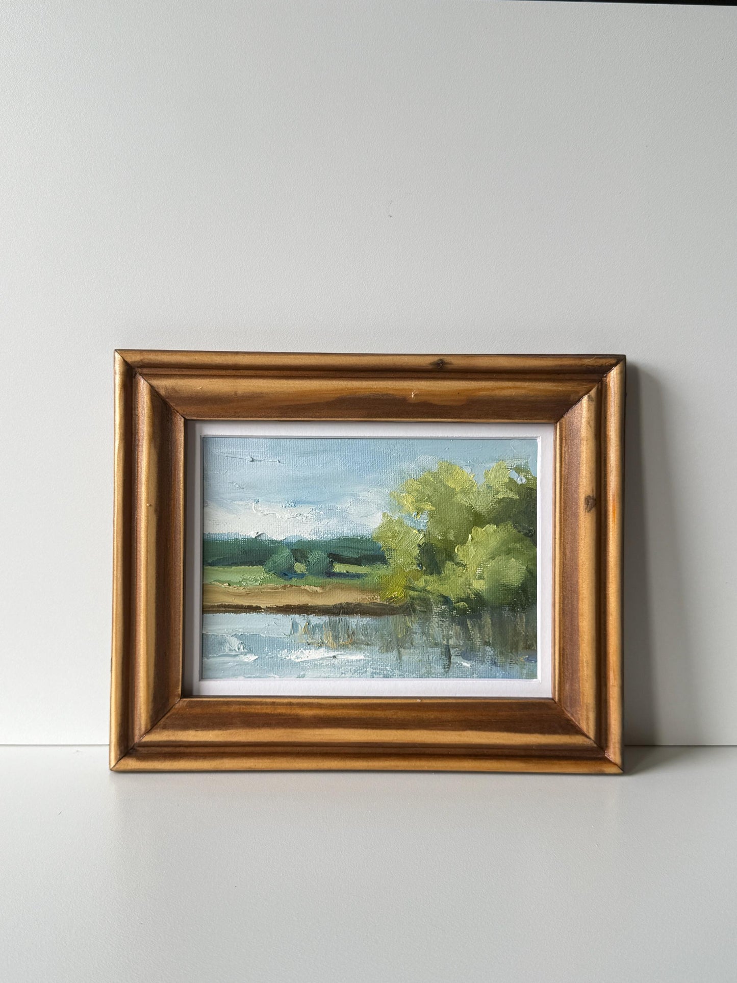 Lake Oil Painting