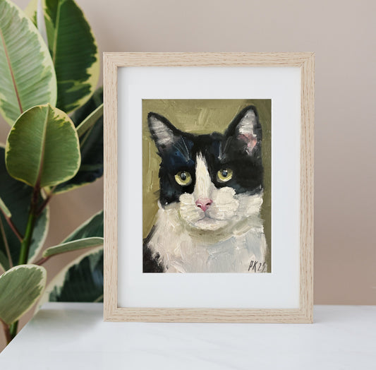 Cat Oil Painting