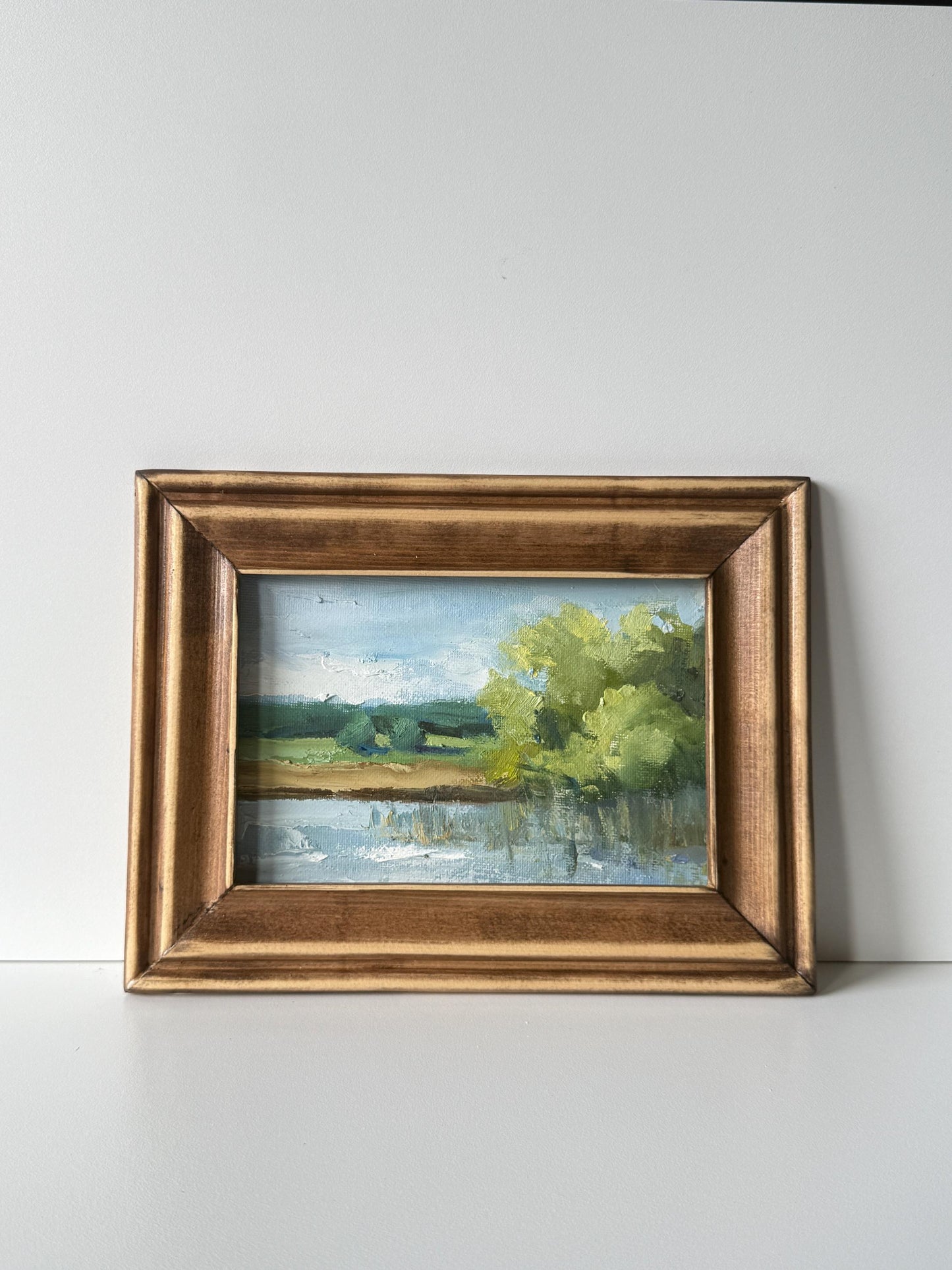 Lake Oil Painting