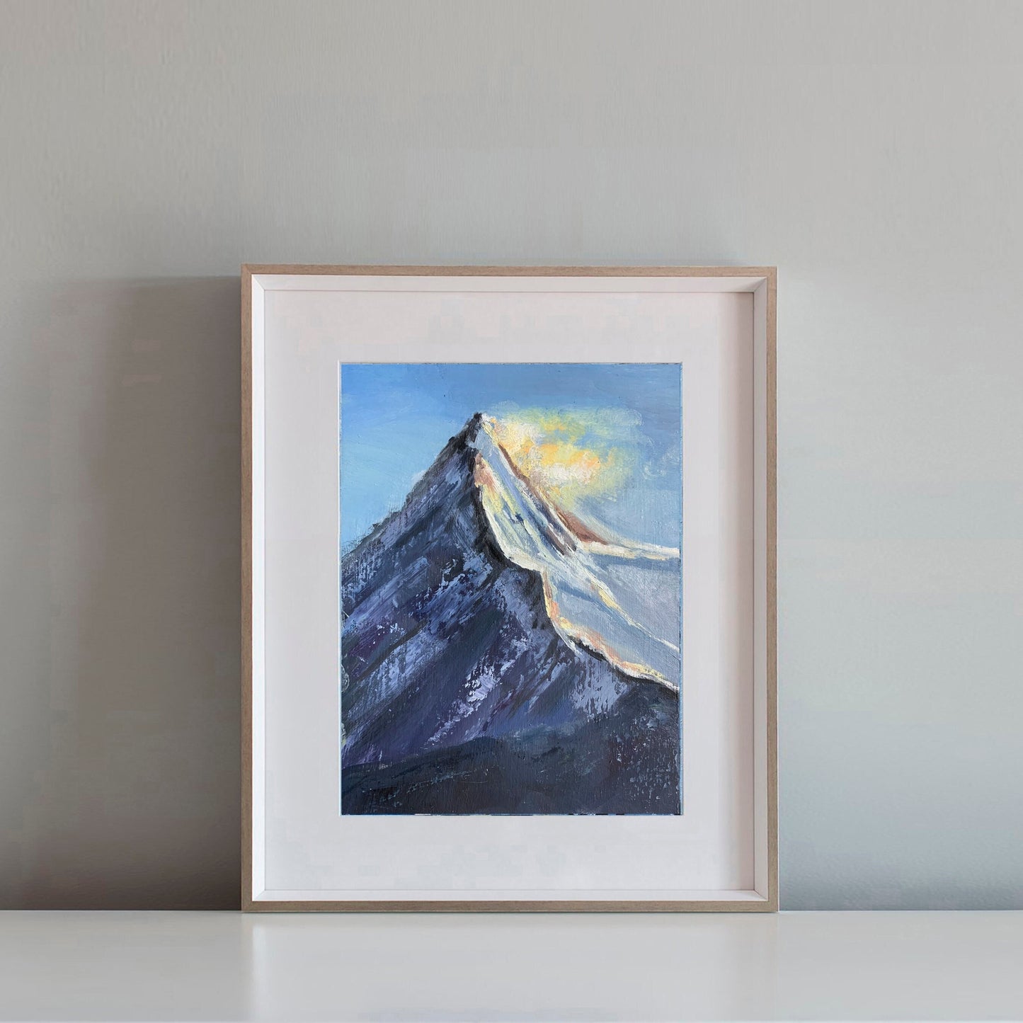 Mountain Oil Painting