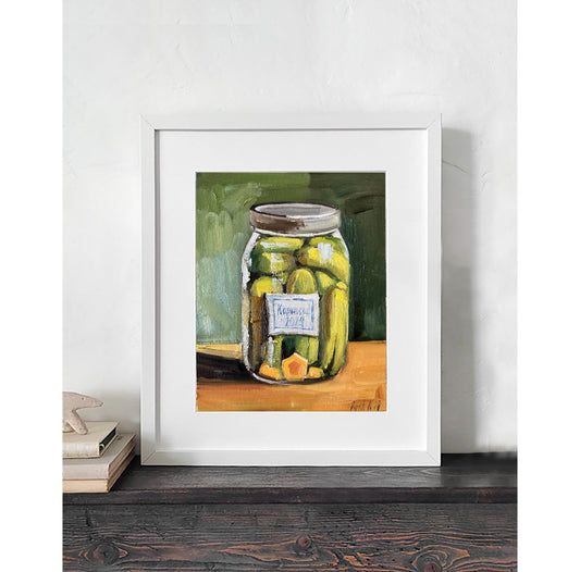 Pickles Oil Painting
