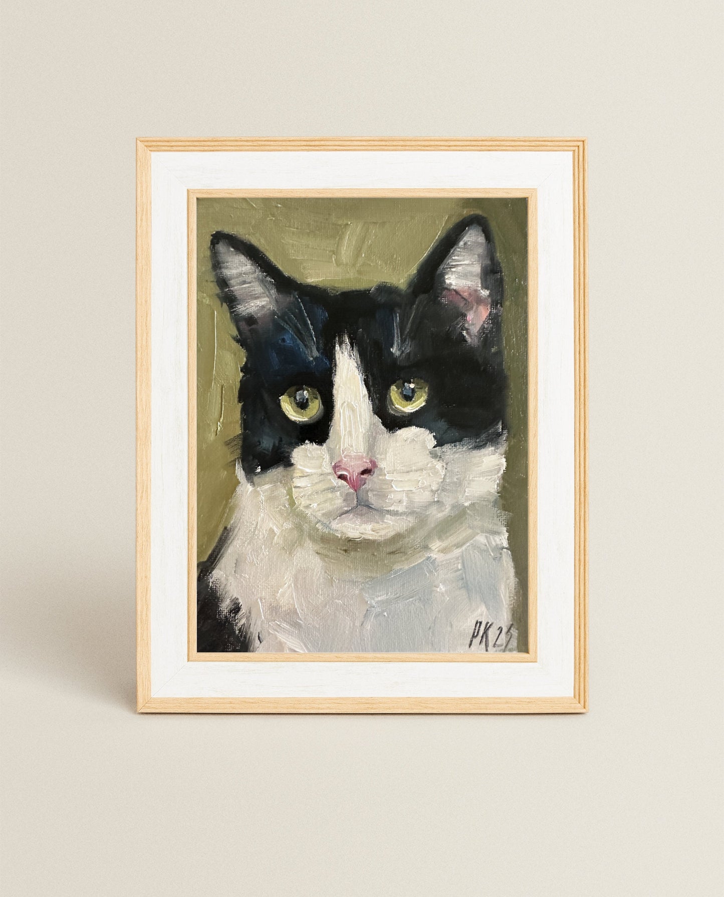 Cat Oil Painting