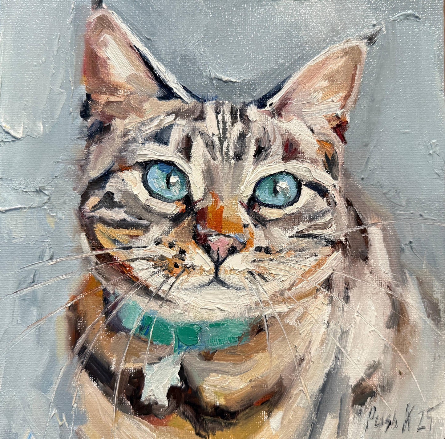 Tabby Cat Portrait