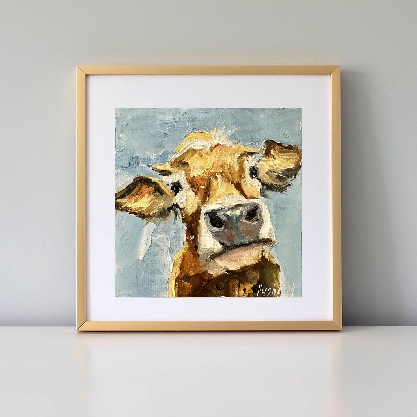 Red Cow Portrait