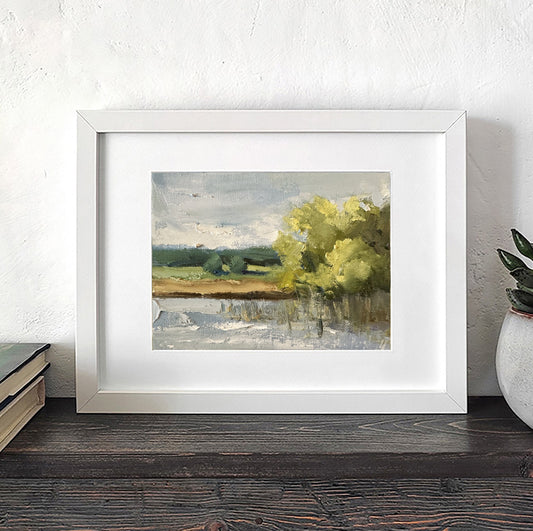 Lake Oil Painting