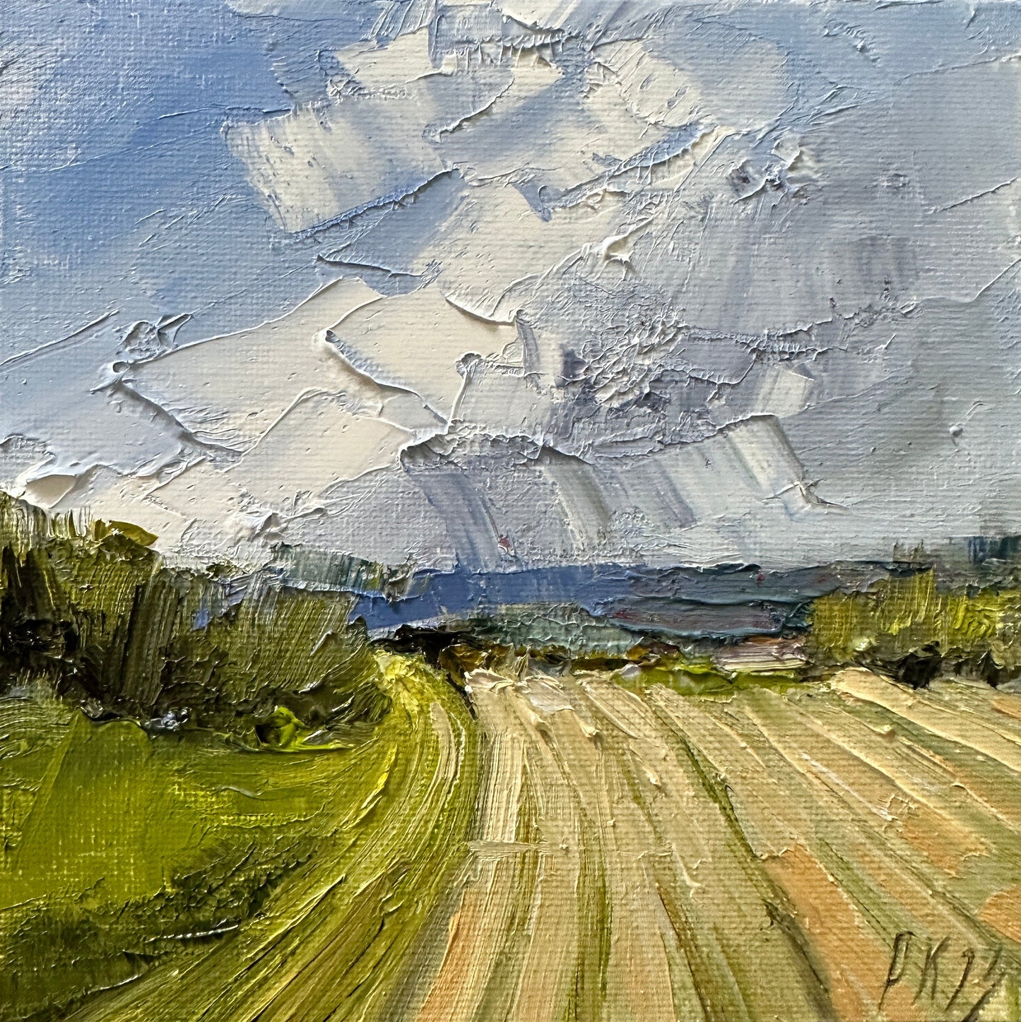 Farmland Oil Painting