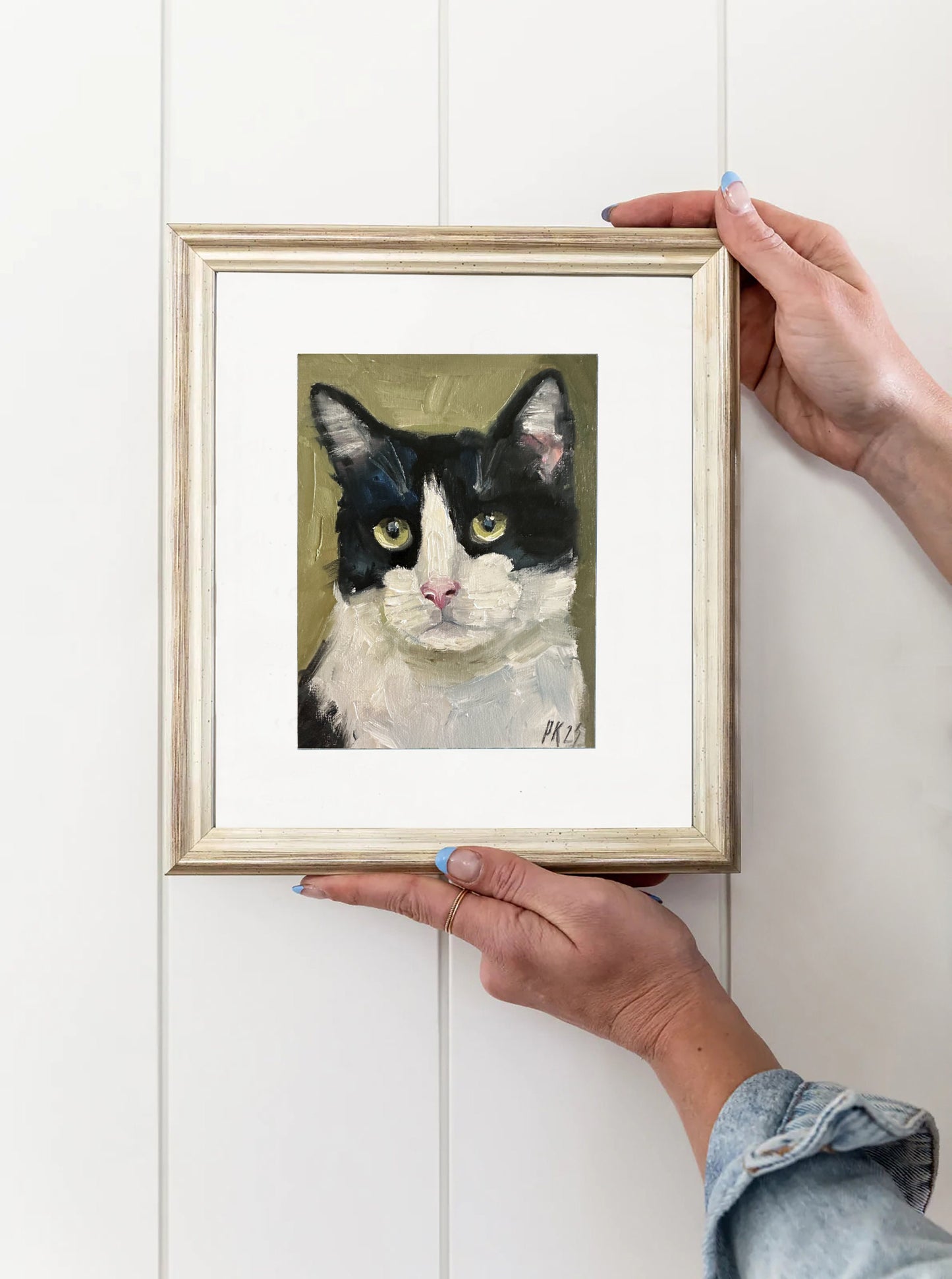 Cat Oil Painting