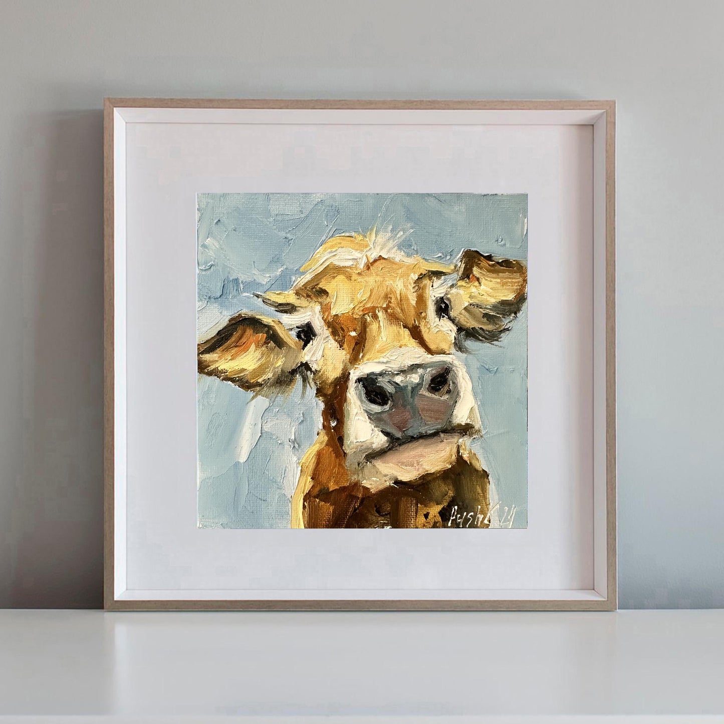 Red Cow Portrait