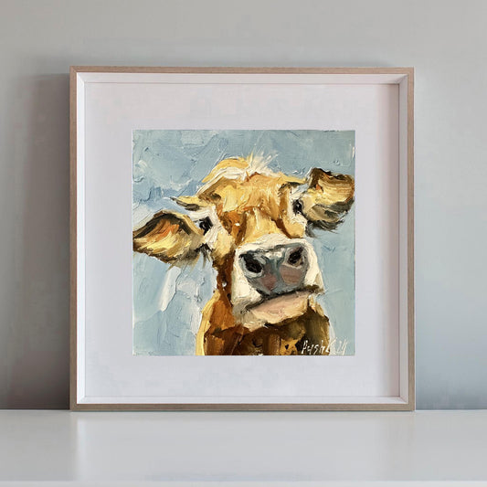 Red Cow Portrait