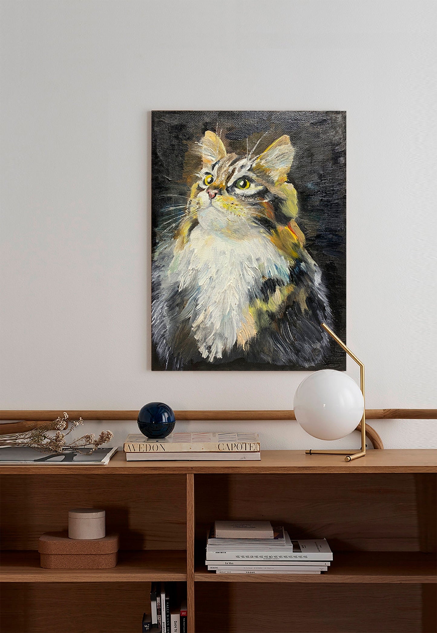 Custom Cat Portrait Oil Painting Pet Portrait Canvas Custom Pet Painting Cat Artwork Original Cat Art Gift For Cat Lovers Cat Owner Gift