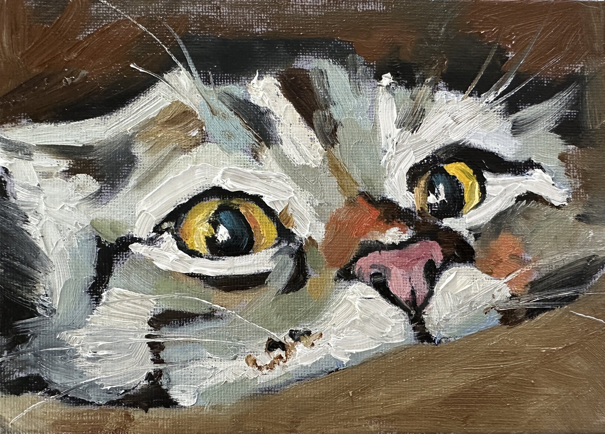 Custom Cat Portrait Oil Painting Pet Portrait Canvas Custom Pet Painting Cat Artwork Original Cat Art Gift For Cat Lovers Cat Owner Gift