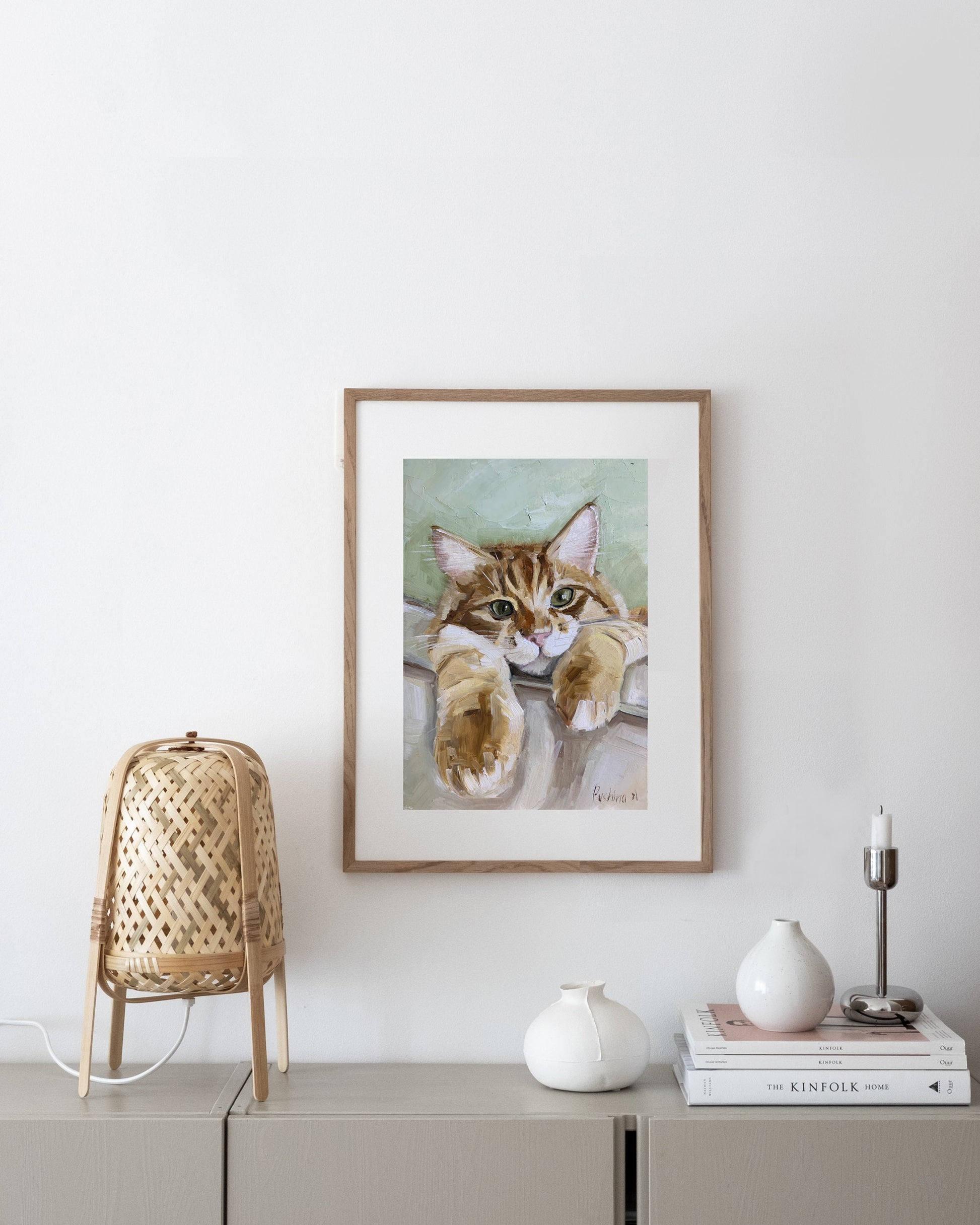 Custom Cat Portrait Oil Painting Pet Portrait Canvas Custom Pet Painting Cat Artwork Original Cat Art Gift For Cat Lovers Cat Owner Gift