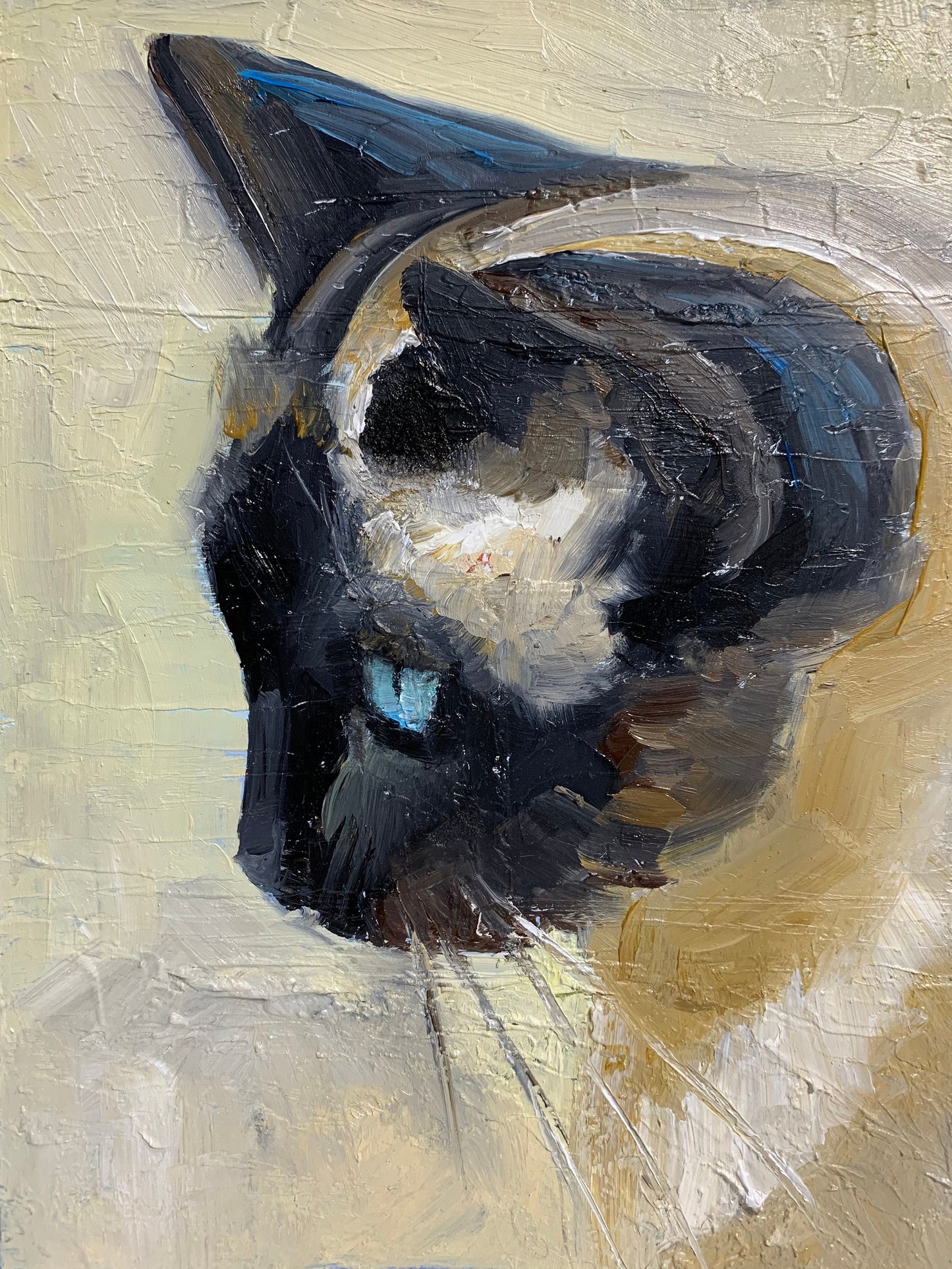 Custom Cat Portrait Oil Painting Pet Portrait Canvas Custom Pet Painting Cat Artwork Original Cat Art Gift For Cat Lovers Cat Owner Gift