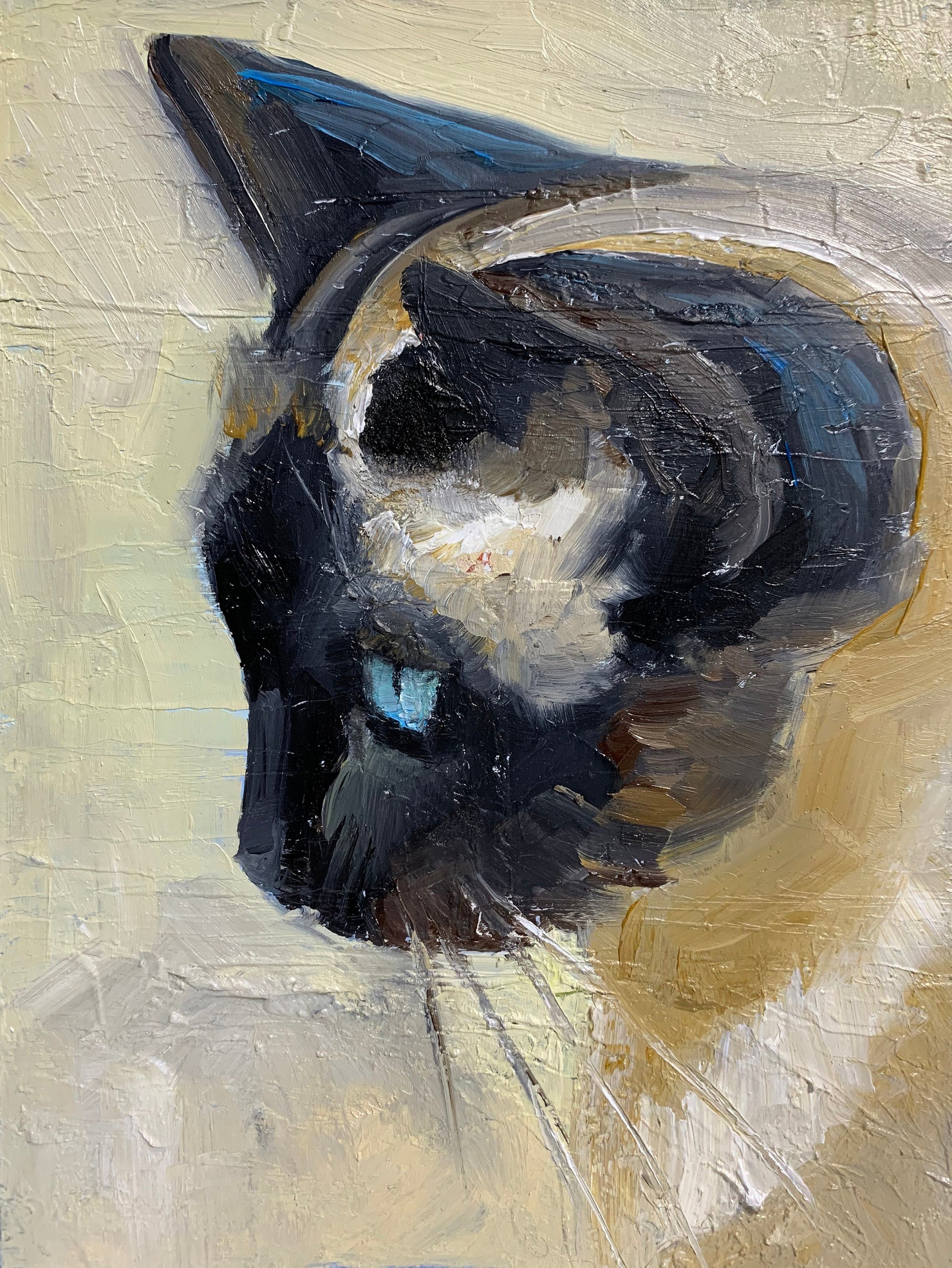 Custom Cat Portrait Oil Painting Pet Portrait Canvas Custom Pet Painting Cat Artwork Original Cat Art Gift For Cat Lovers Cat Owner Gift