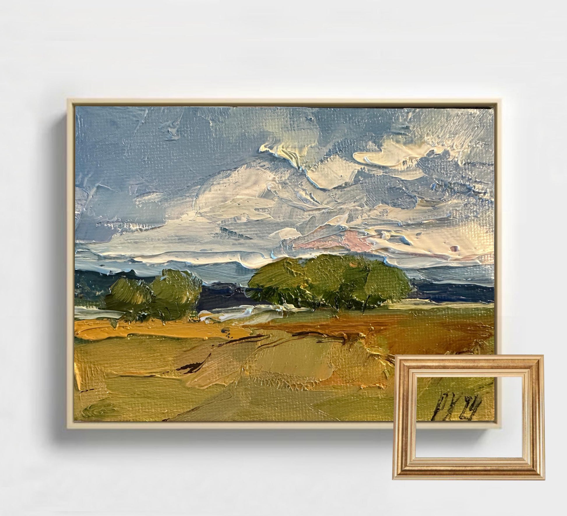 Landscape Custom Oil Painting On Canvas Original French Country Art Abstract Large Canvas Art Custom Nature Art Cloud Modern Oil Painting