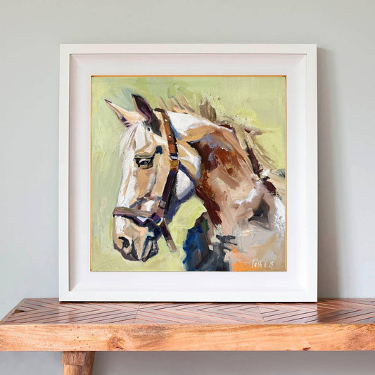 Horse Art Canvas Oil Painting Horse Portrait Equestrian Art Farm House Decor Equine Art Gift For Horse Lover Horse Gifts Horse Wall Art Work