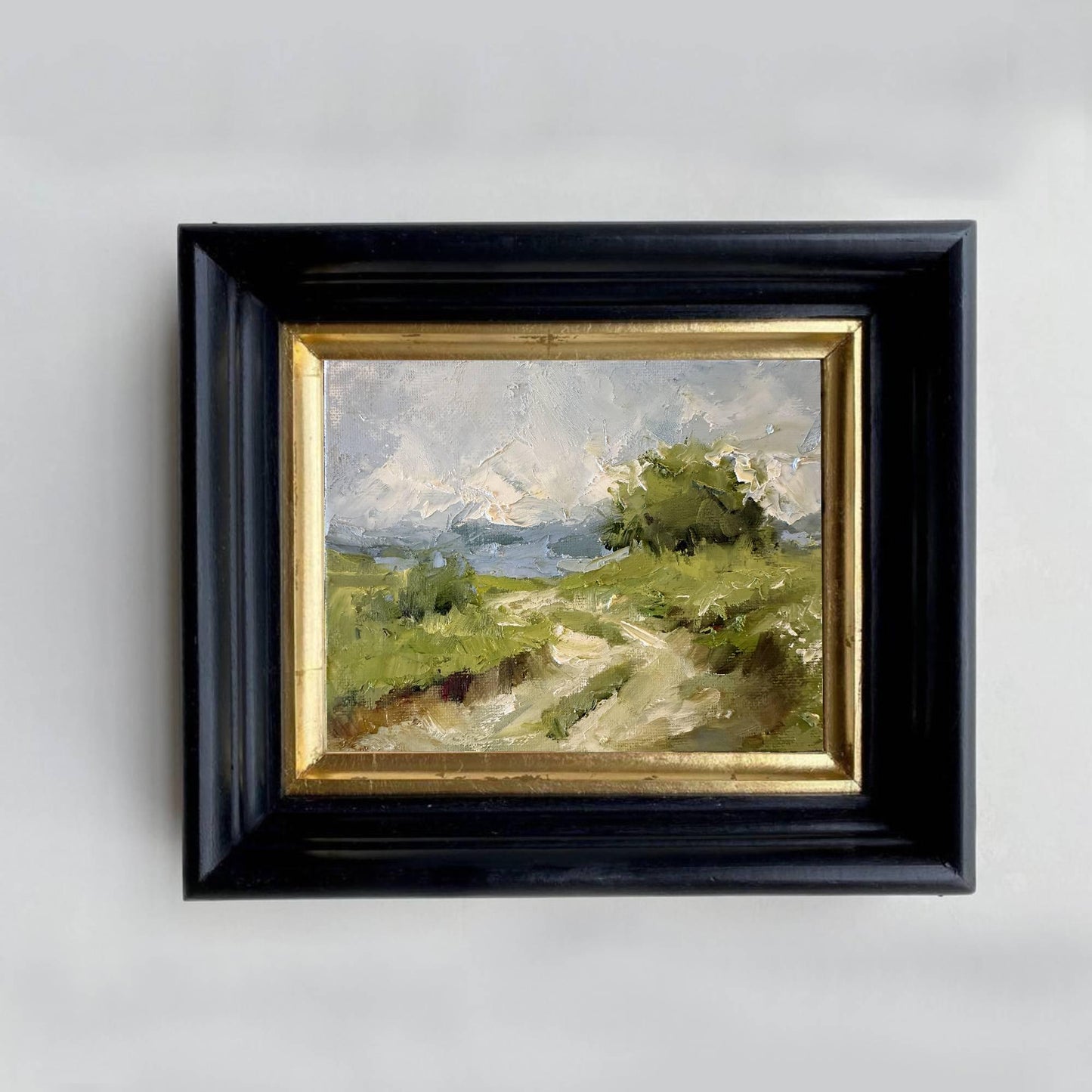 Blooming Meadow Oil Painting Wildflower Painting Canvas Countryside Landscape Modern Farmhouse Field Art Natural Scenery Impressionist Art